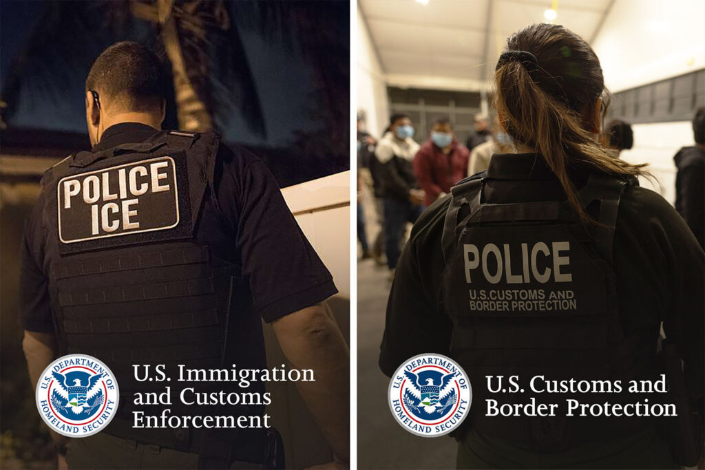 The differences between ICE and CBP.