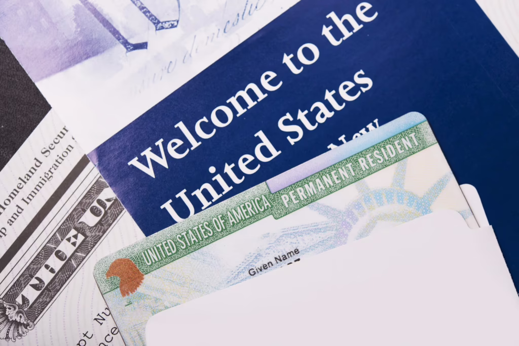 Green Card and more documentation from USCIS.